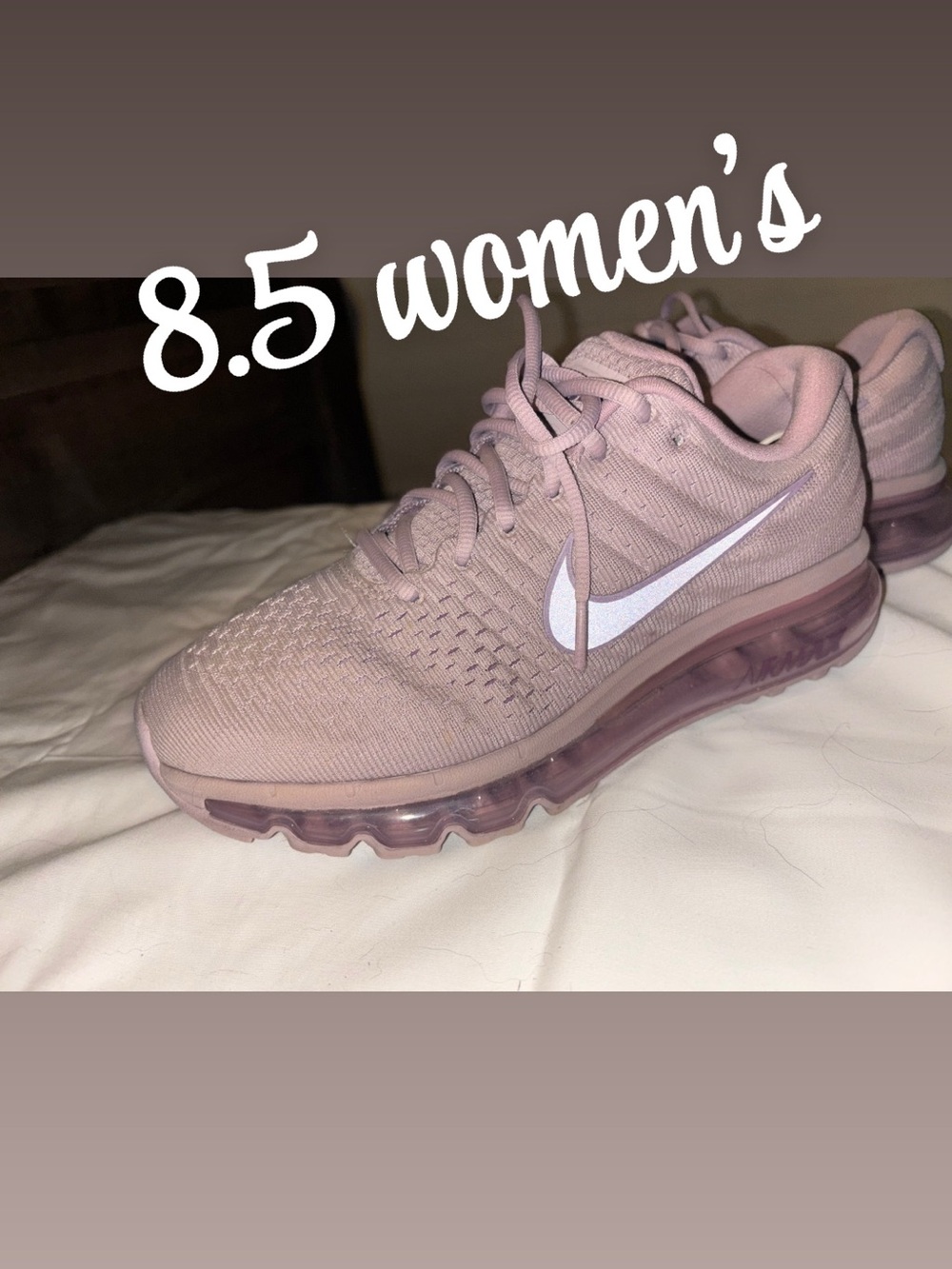 Nike Women's Blush Pink Air Max Cushion Running Shoes